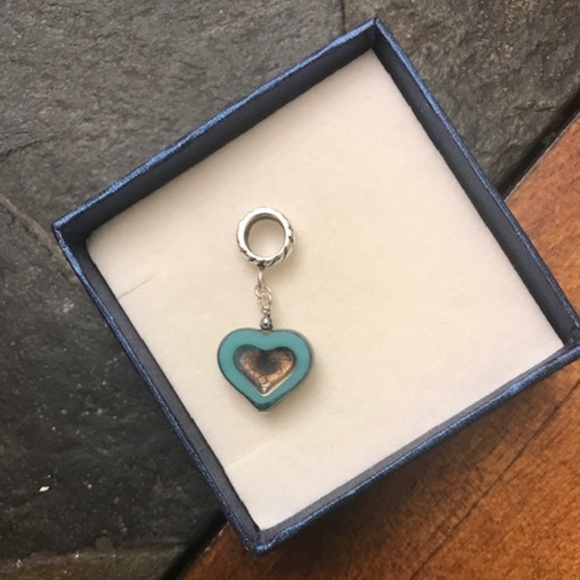 Jewelry - NWOT Sterling Silver & Czech Glass Dangle Charm